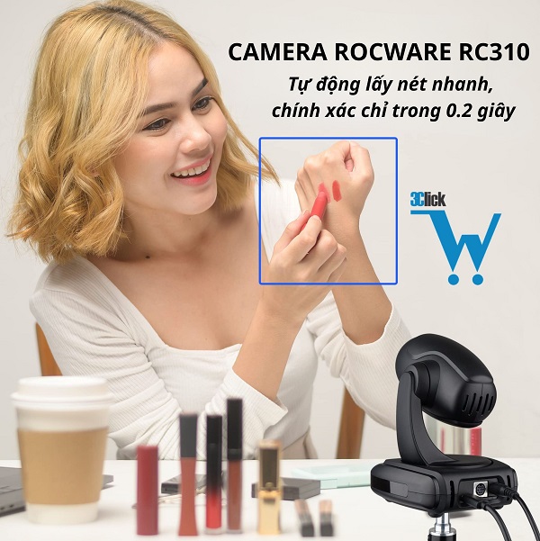 Camera họp trực tuyến Rocware RC310