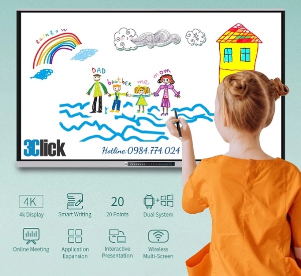 Màn hình tương tác Meekbase 65 inch