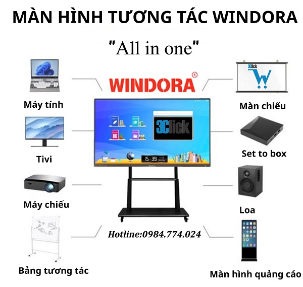 Màn hình tương tác Windora 86 inch
