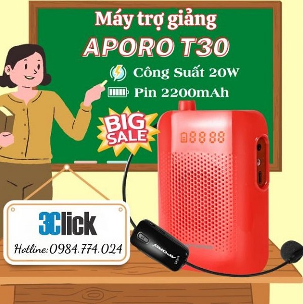 Máy trợ giảng Aporo T30 UHF