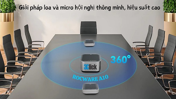Mic đa hướng tích hợp loa Rocware  A10