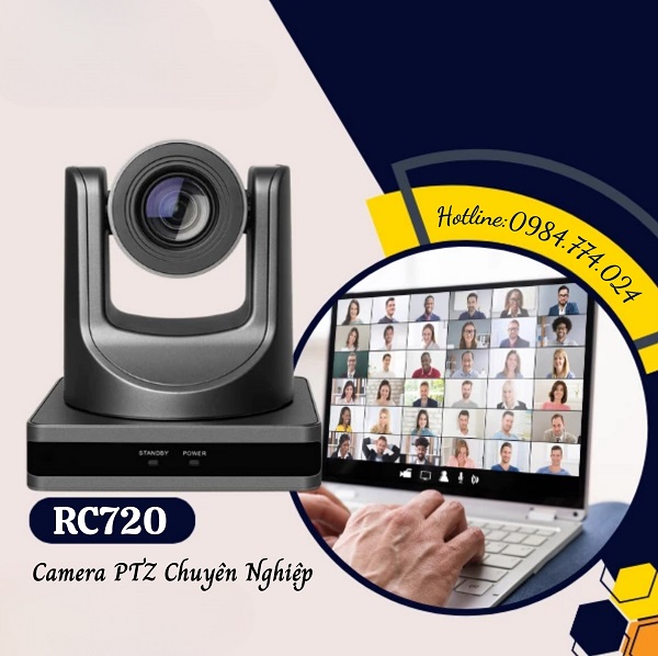 Camera họp trực tuyến Rocware RC720