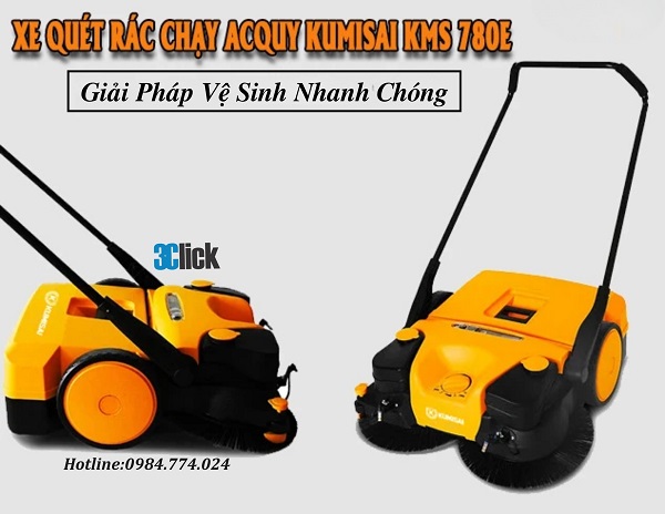 Máy quét rác đẩy tay Kumisai KMS 780E