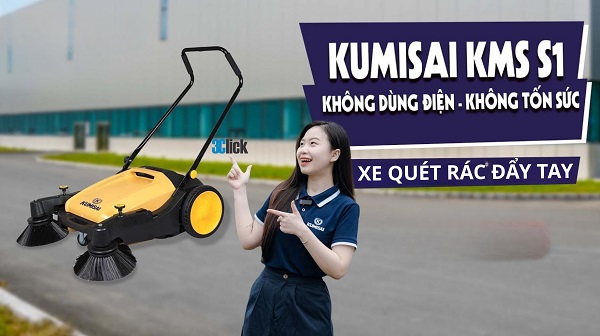 Máy quét rác đẩy tay Kumisai KMS-S1