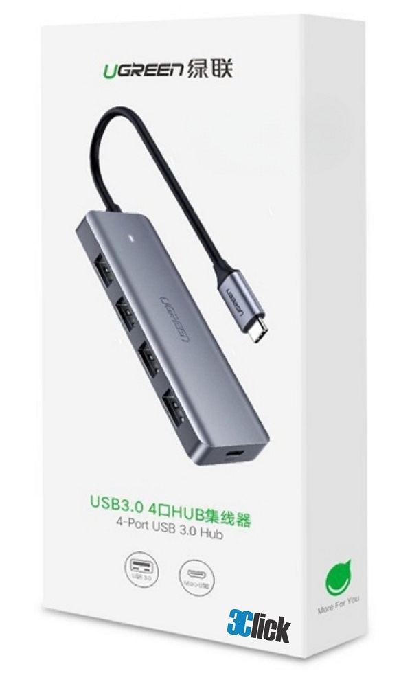 Bộ chia USB Type-C 4 cổng Ugreen 70336