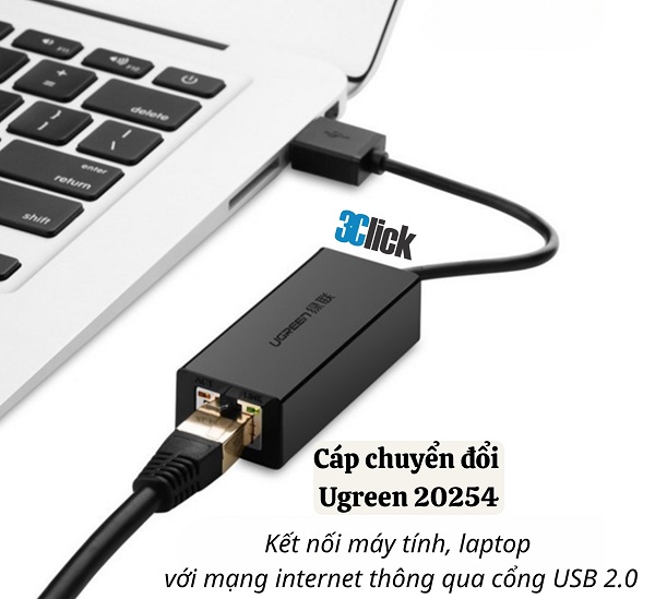 Cáp Chuyển Đổi USB Sang Lan Ugreen 20254
