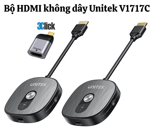 Bộ Truyền HDMI Không Dây Unitek V1717C