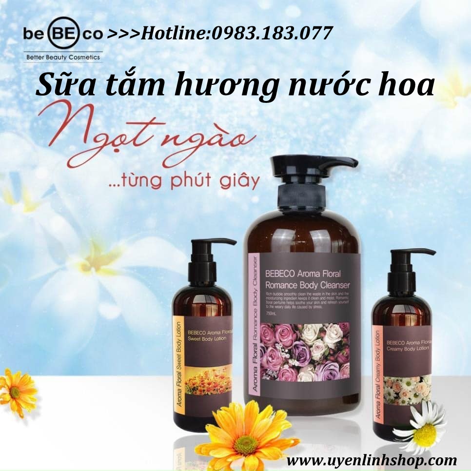 Sữa tắm Bebeco Aroma Floral Romance Body Cleanser